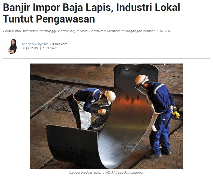 produksi baja