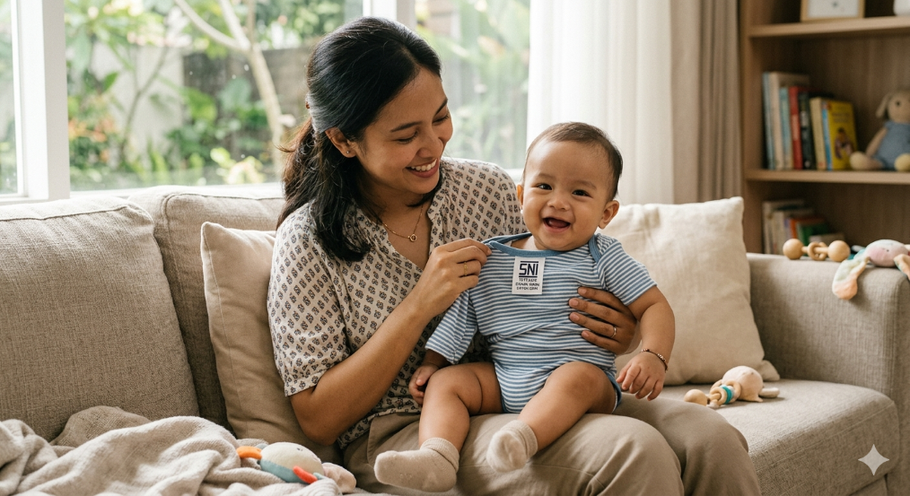 SNI pakaian bayi pada produk baju bayi yang aman dan nyaman