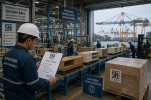 Lini produksi pabrik manufaktur dengan produk siap ekspor untuk jasa SNI Semarang