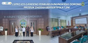 audiensi LSPro IGS bersama jajaran Pemkab Gunungkidul membahas penerapan SNI Pasar Rakyat